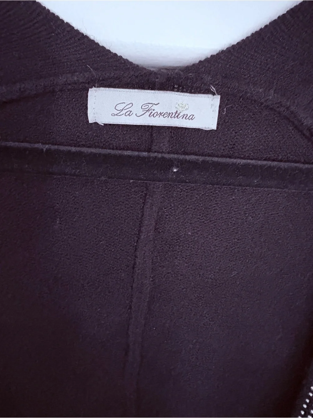 La Fiorentina Black Open-Front Layering Wrap